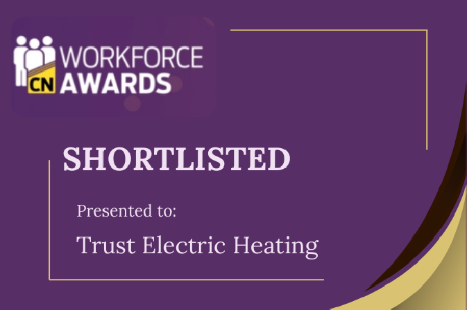 Trust Electric Heating Shortlisted for SME Best Place to Work at the Construction News Awards 2025