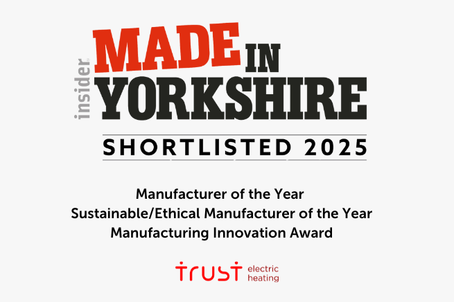 Trust Electric Heating Shortlisted for THREE Made in Yorkshire Awards