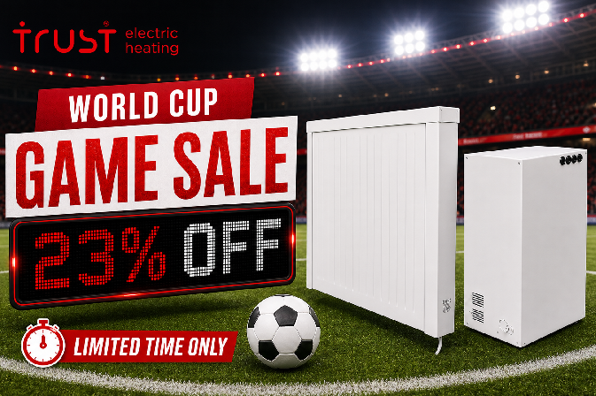 World Cup Heating Offer | Save Up to 23% | Trust Electric Heating